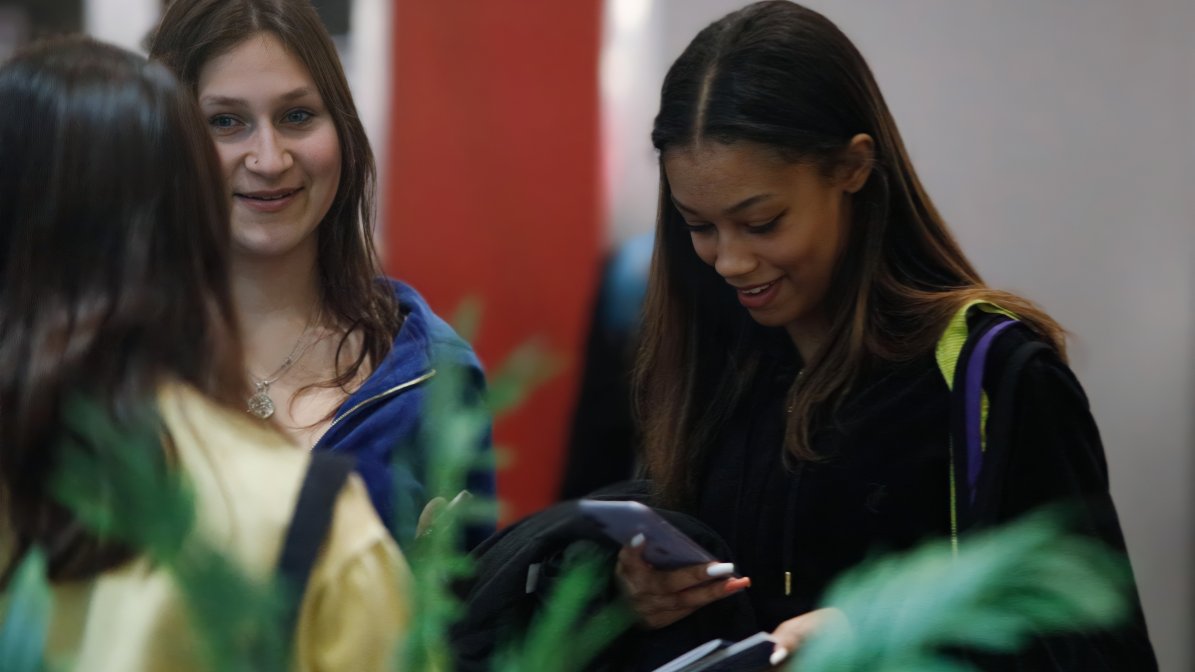 Gen Z students at ucas event